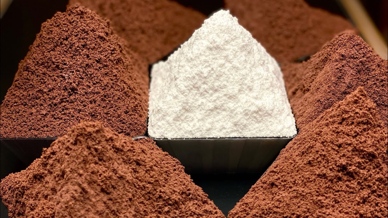 Asmr - 3 videos - baking soda - gym chalk