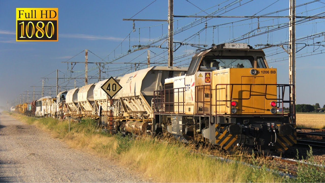Compilation de Trains de Travaux ! Des Trains Spéciaux