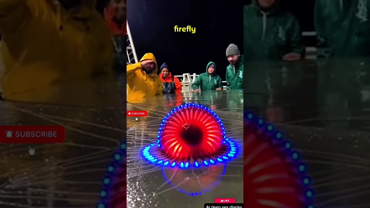 Nature’s Light Show: Glowing Galaxy in the Ocean ✨ ​ 