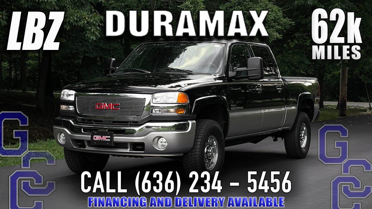 LBZ Duramax For Sale: 2006 GMC Sierra 2500HD Regency 4x4 Diesel With Only 62k Miles
