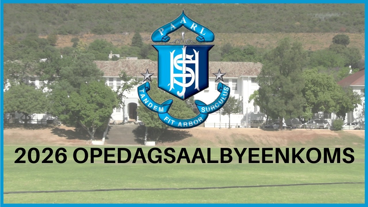 2026 Opedagsaalbyeenkoms | Open Day Hall Meeting