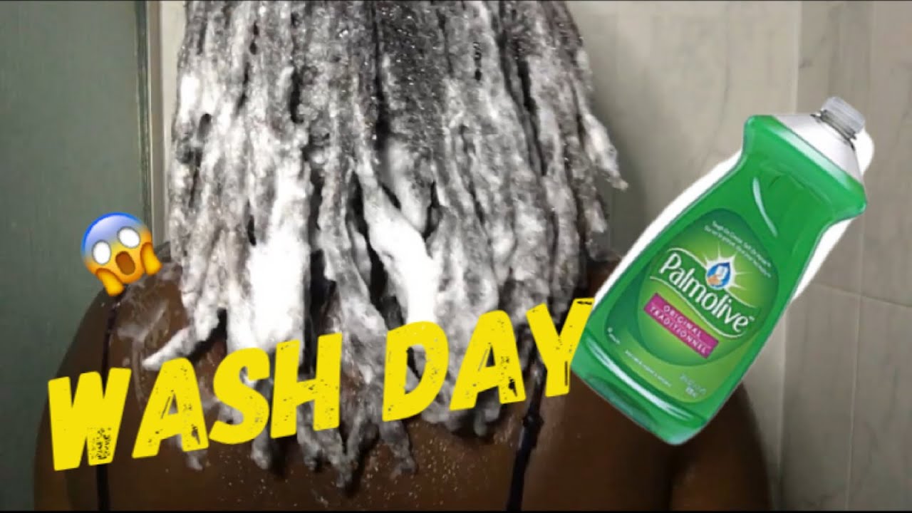 I USED DISH SOAP TO WASH MY LOCS | Thick Locs