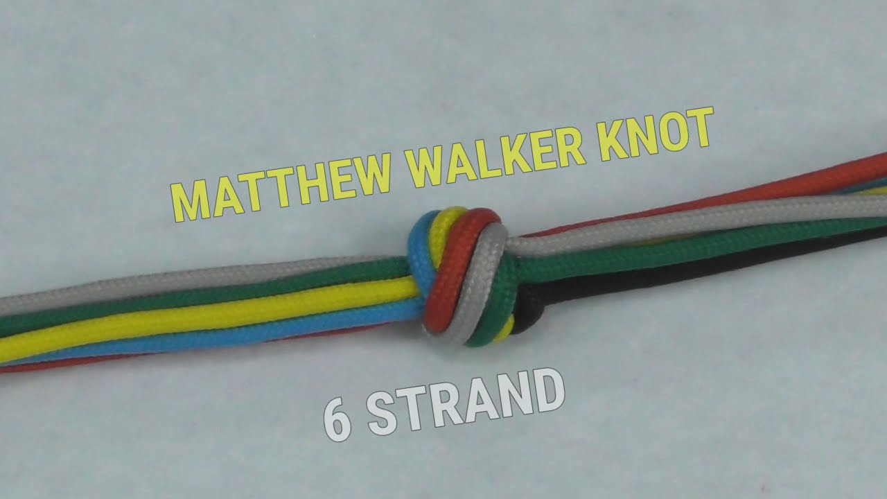 Paracord Matthew Walker Knot 6 Strand