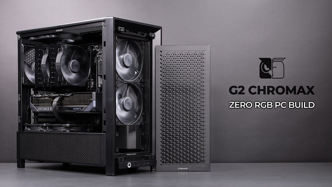 Sleek & Clean Zero RGB PC Build | Noctua NH-D15 G2 + NF-A14x25 G2 chromax.black | Frame 4000D
