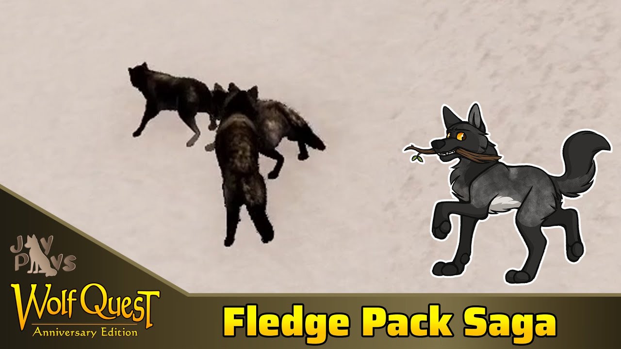A Pack in Wintry Peril! | WolfQuest Fledge Pack Saga Year 1 #4