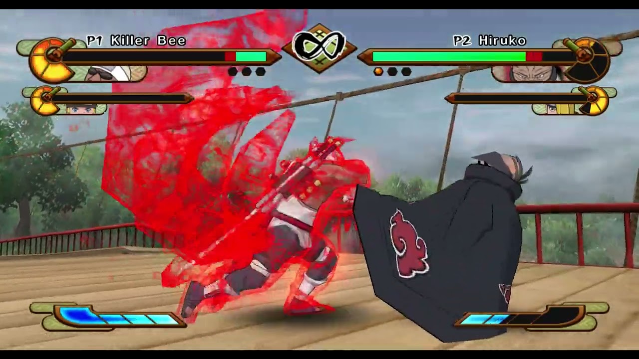 Naruto Shippuden Gekito Ninja Taisen Special:  Naruto & Killer Bee vs Deidara & Hiruko  TAG TEAM