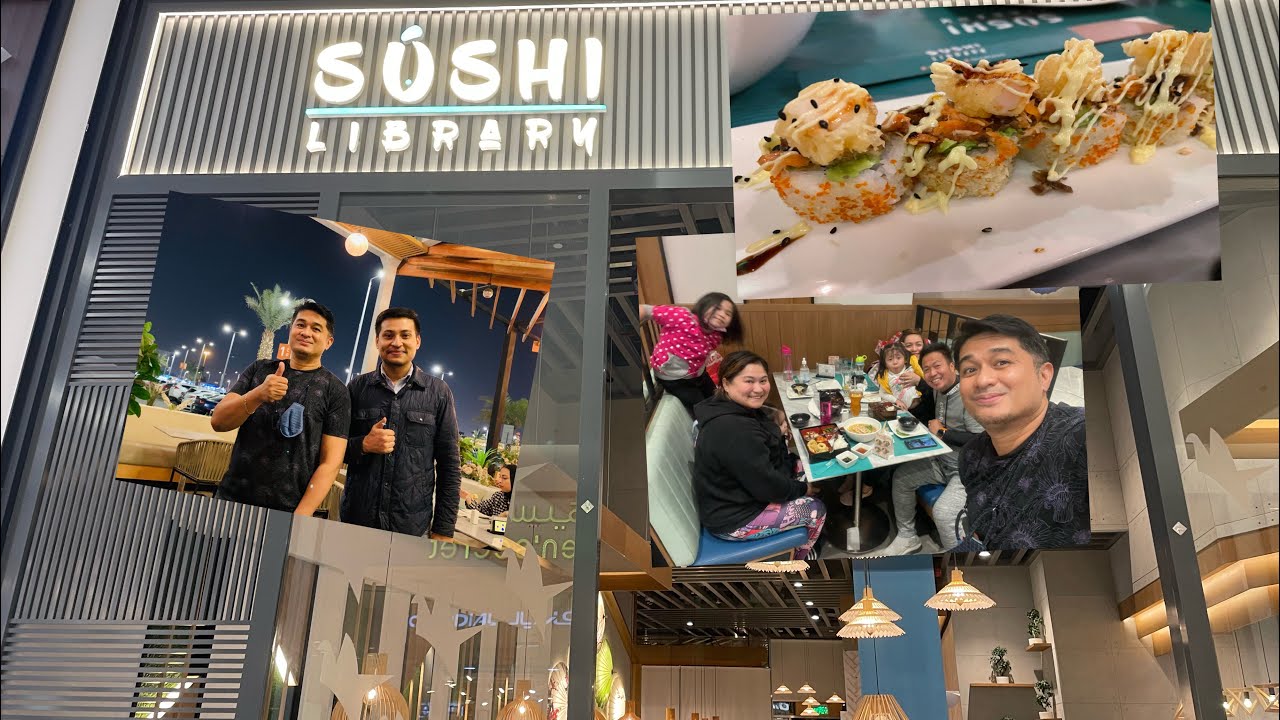 SUSHI LIBRARY #AlNakheelMallDammamKSA (V127)