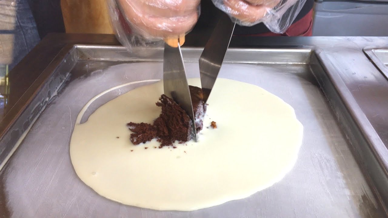 How To Make Ice Cream Rolls | Street Food