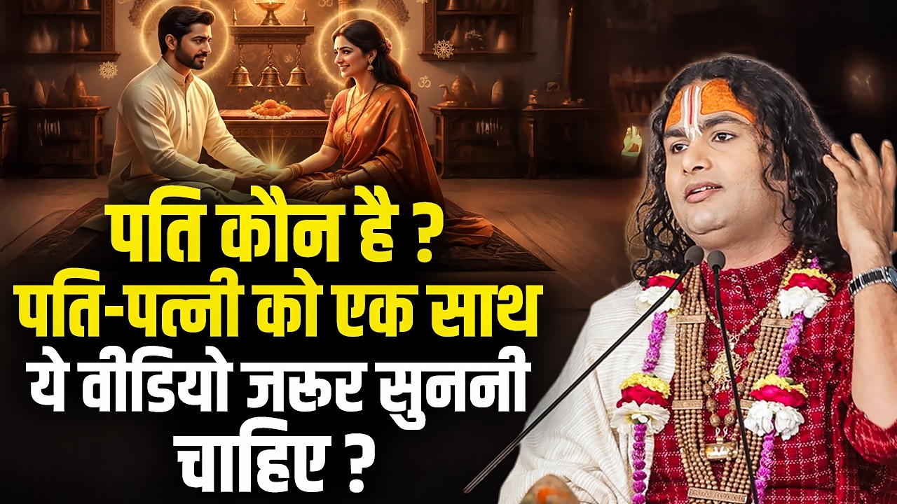 पति कौन है ? पति-पत्नी को एक साथ ये वीडियो जरूर सुननी चाहिए ? Aniruddhacharya Ji
