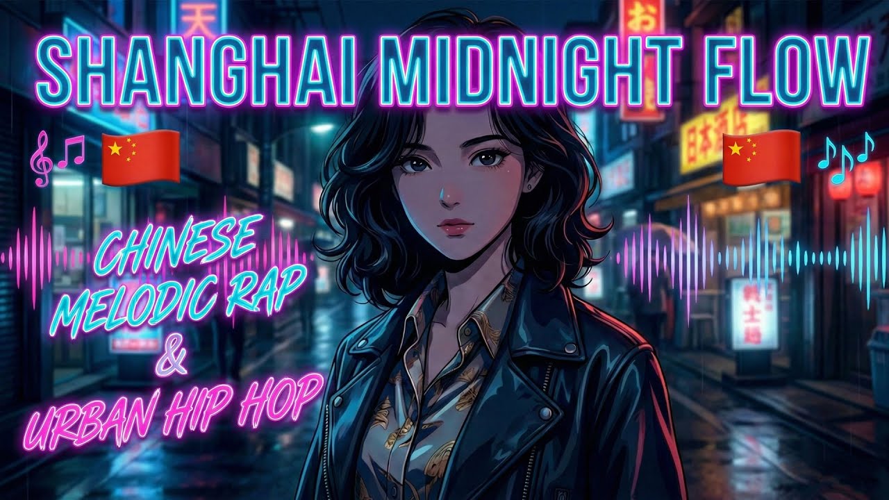 Shanghai Midnight Flow 🌃 | 1-Hour Chinese Melodic Rap & Urban Hip Hop Mix