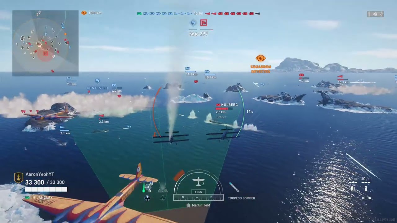 Xbox - 2024 May 24 a World of Warships - Air Craft Carrier with low end Battleship