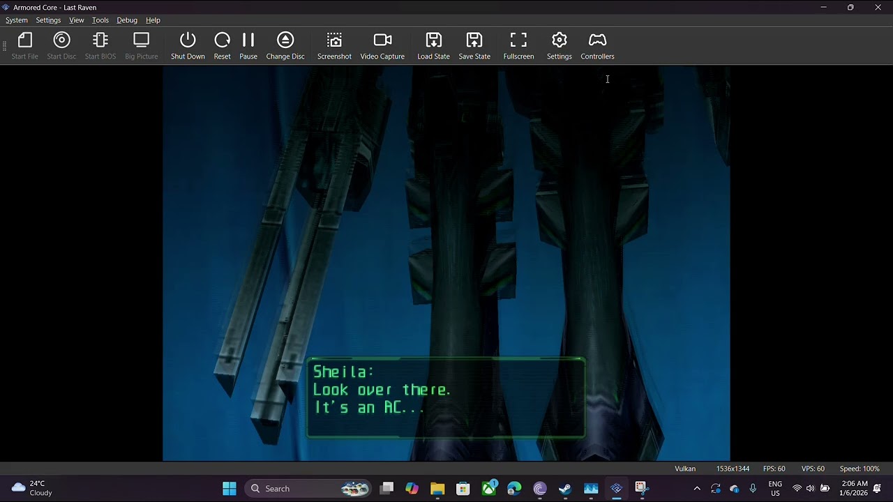 Just me on Armored Core Last Raven. Yes, THAT boss battle. LOL. (No Human Plus upgrade)