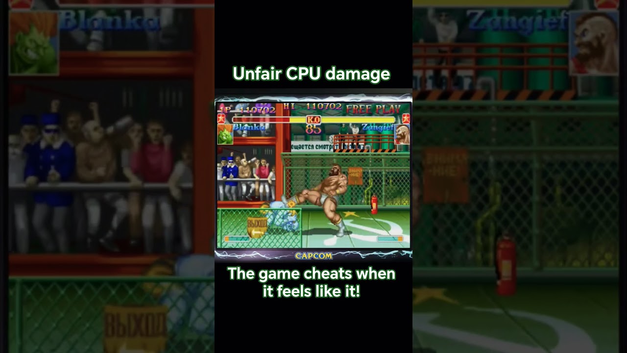 Когда процессор жульничает в и без того сложной игре, такой как Super Street Fighter 2 Turbo