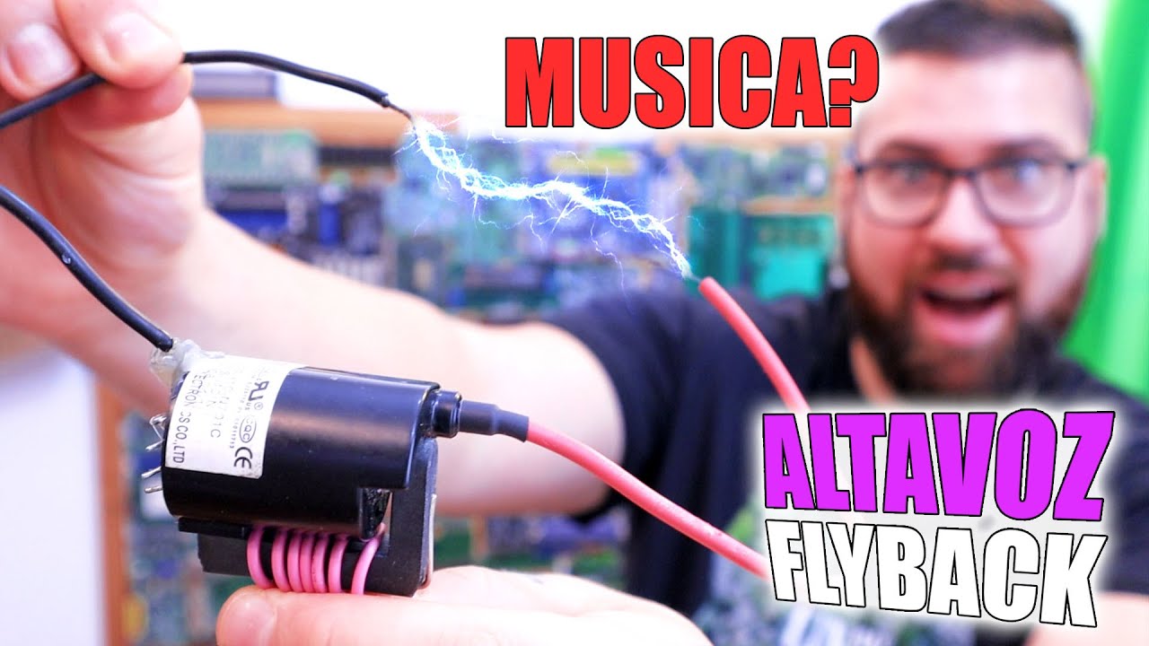 Altavoz de Plasma con Transformador FLYBACK ¿¿¿Musica con PLASMA???