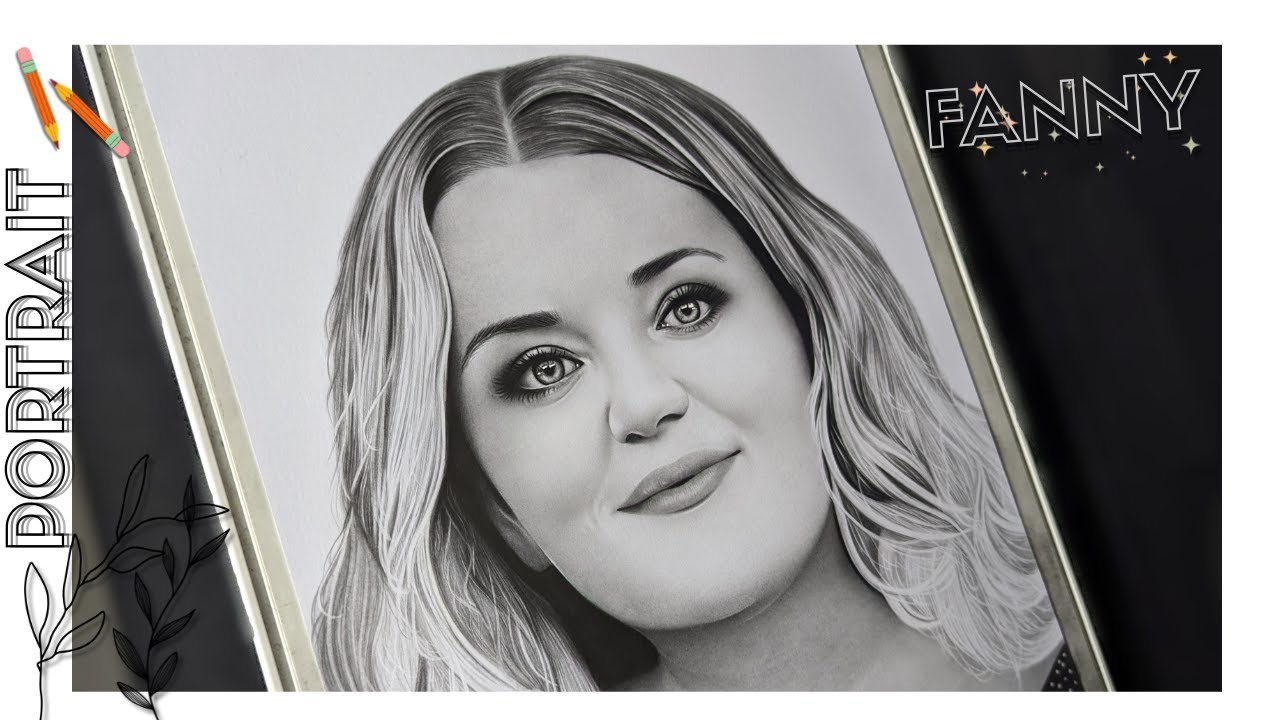 Drawing girl : Fanny  | Time Lapse 🎥 @marjorieportraitiste #art #portrait #realisticdrawing #draw