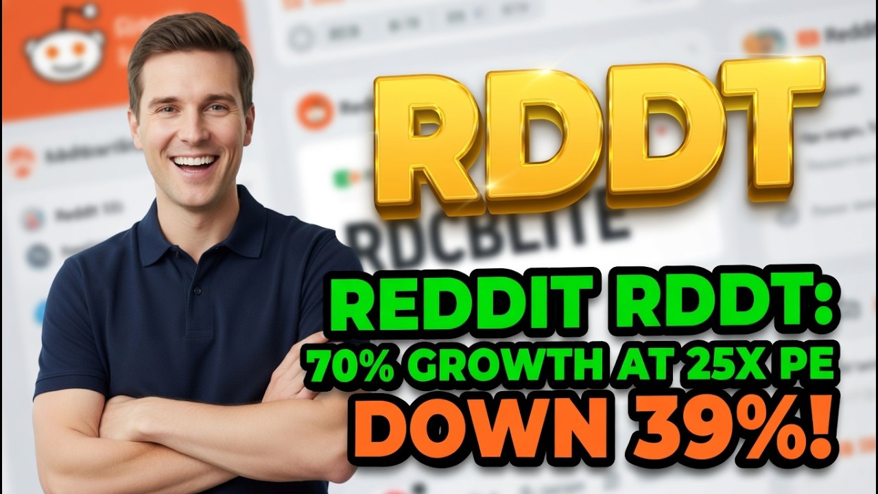 Reddit RDDT: 70% Growth at 25x PE Down 39%! RDDT Stock Analysis