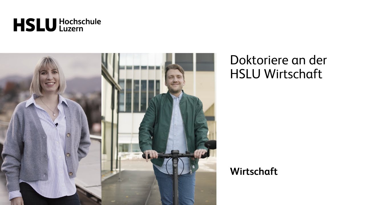 Doktoriere an der HSLU Wirtschaft