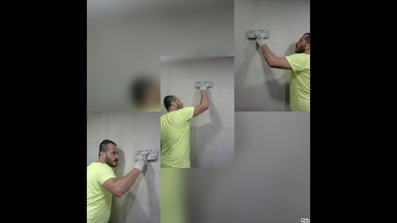 Alçı nasıl yapılır / how to make plaster /как сделать штукатурку