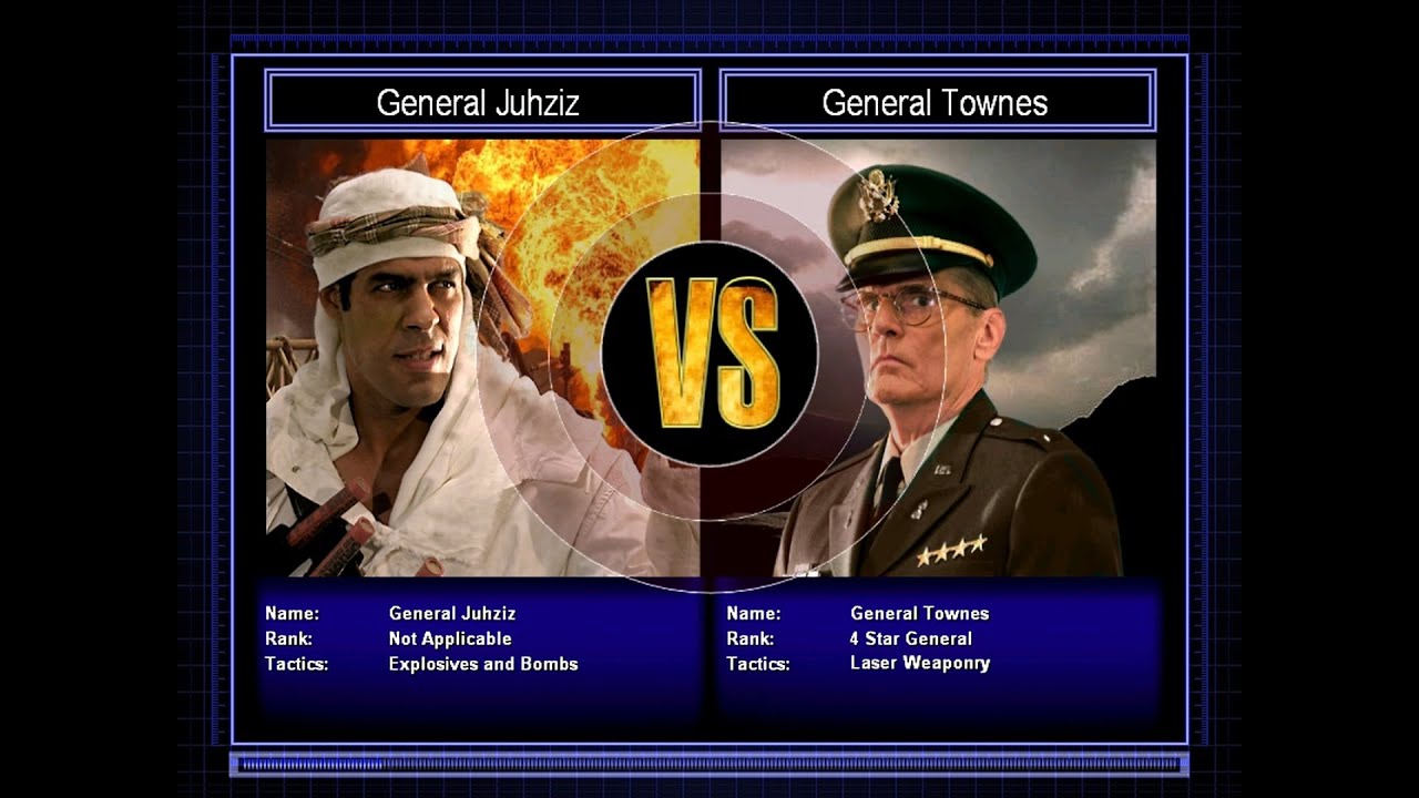 Demolition General VS Laser General [C&C Zero Hour Challenge] [Hard]