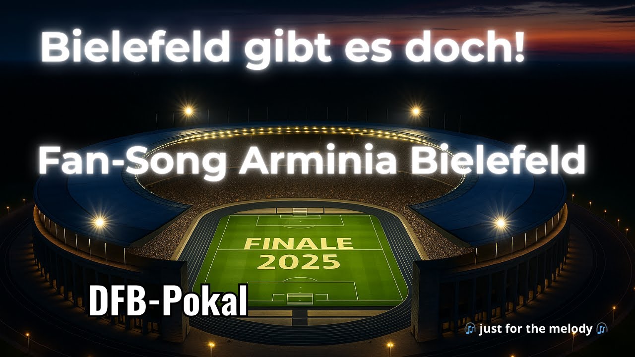 Arminia Bielefeld im DFB-Pokal Finale, Berlin 2025 | Bielefeld gibt es doch!