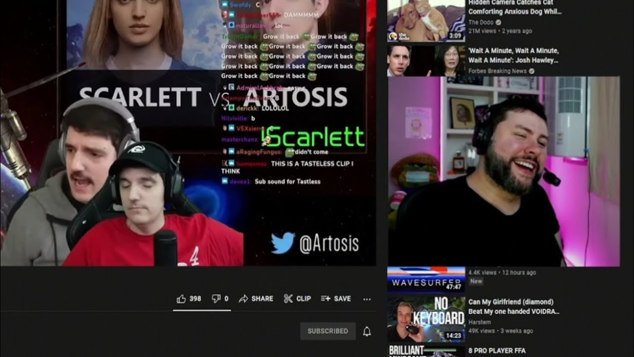 Tasteless Reacting To Artosis Reacting To His Own Rage (Reactception)