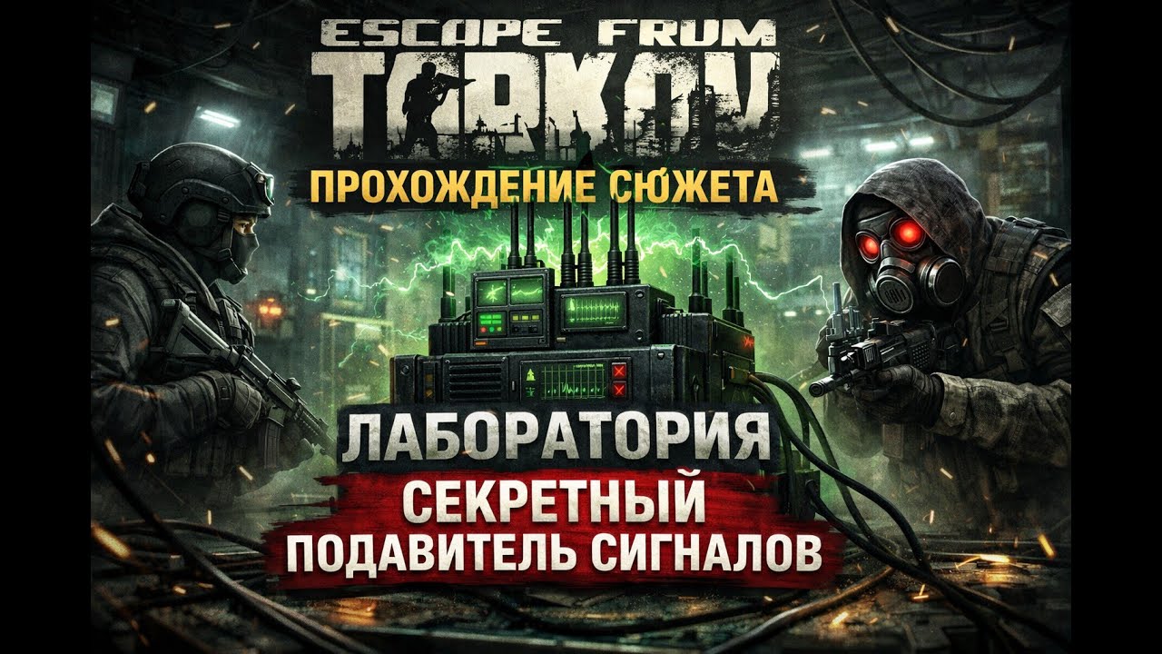 СЕКРЕТНЫЙ ПОДАВИТЕЛЬ СИГНАЛОВ НА ЛАБАРАТОРИИ #dan #escapefromtarkov #eft #тарковпрохождение