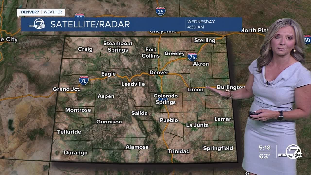 Hot and dry along Colorado's Front Range Wednesday