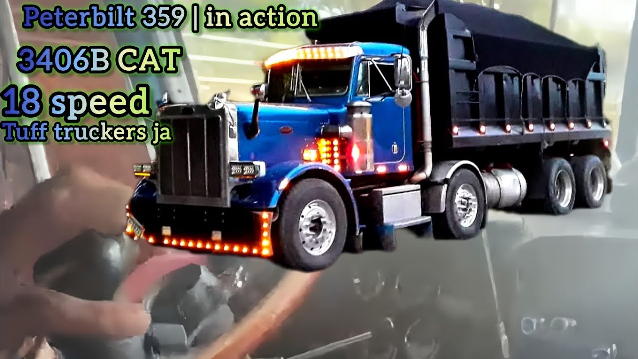 PETERBILT 359 12 WHEELER DUMP TRUCK | 3406B CATERPILLAR 18 SPEED | SMOOTH SHIFTING |
