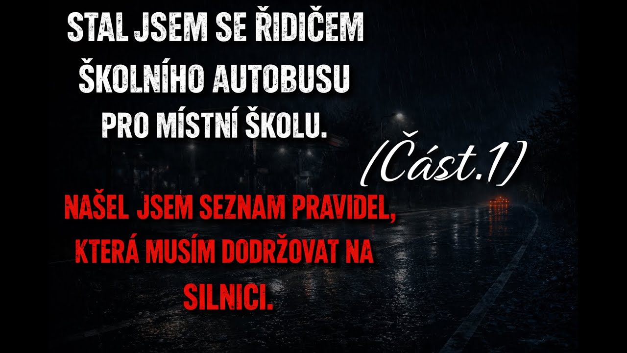 Stal jsem se řidičem školního autobusu pro místní školu.
