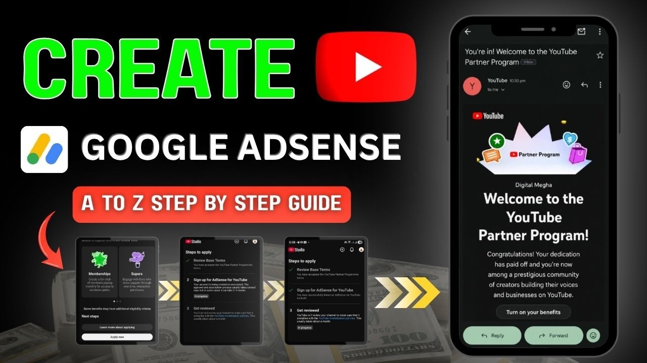 YouTube AdSense Account Kaise Banaye 2026 | Monetization Approval Complete Guide Hindi