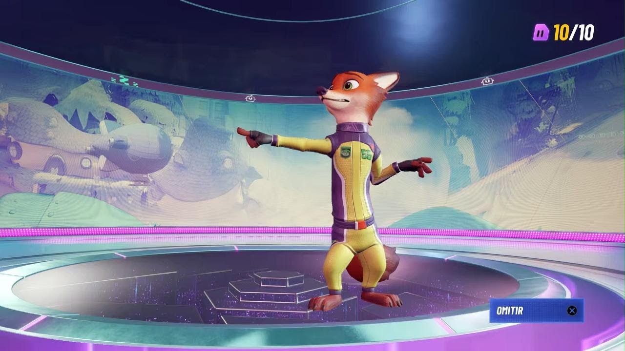 Disney Speedstorm  New Racer Nuevo Piloto Nick Wilde