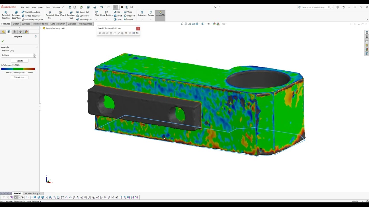Scan To CAD | Mesh2Surface for SOLIDWORKS - Self training tutorial