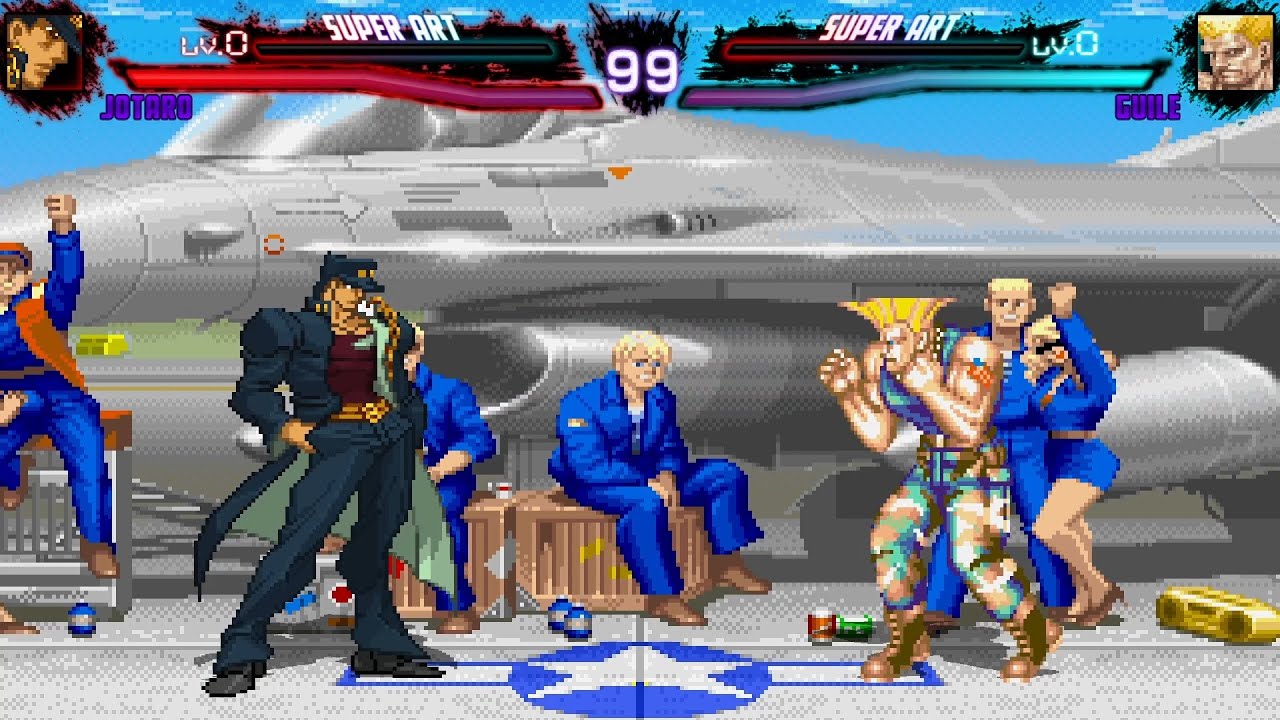 Jotaro Kujo vs. Street Fighter 2