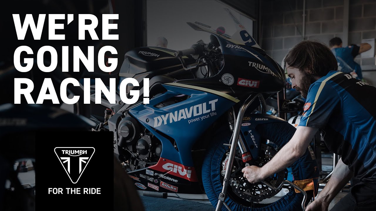We&rsquo;re going racing! - Dynavolt Triumph