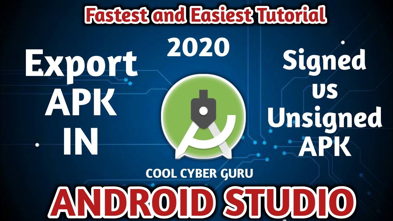 How To Export APK in Android Studio | Signed vs unsigned APK