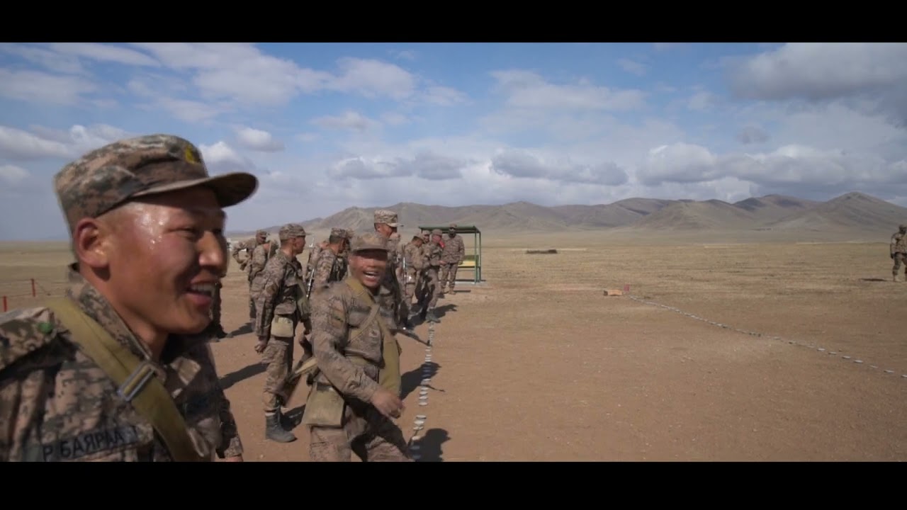 Mongolian military training