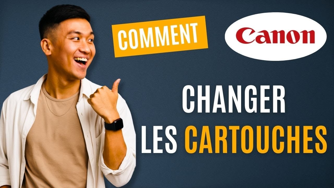Comment changer les cartouches sur une imprimante Canon