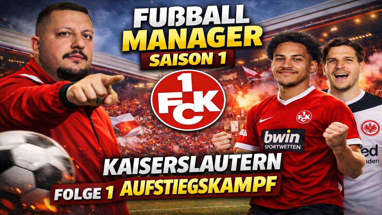 1.FC Kaiserslautern Karriere startet JETZT! 🔥 | Fußball Manager 25 -  Saison 1