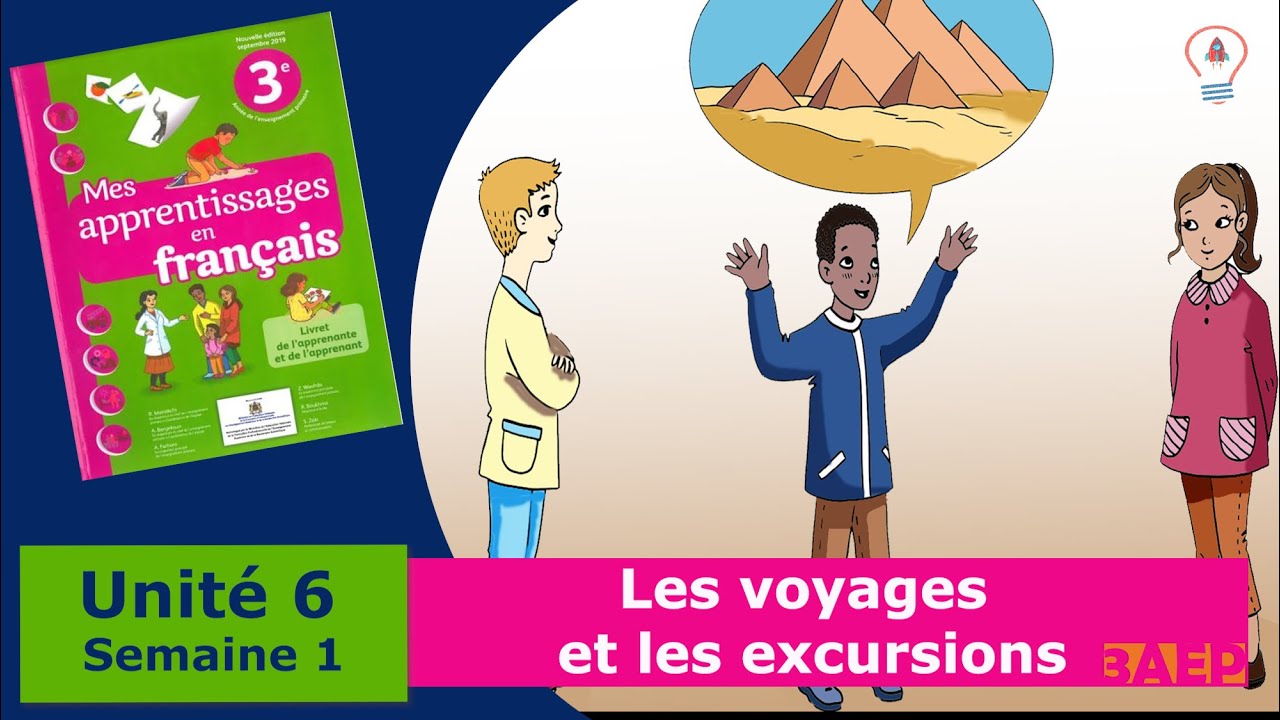 Raconter un souvenir de voyage - Mes apprentissages 3AEP