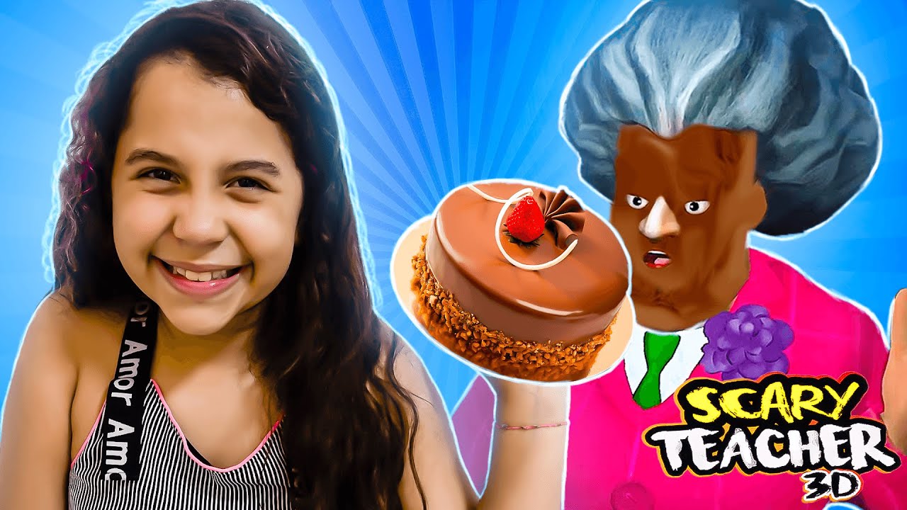 TORTA NA CARA DA PROFESSORA - Scary Teacher