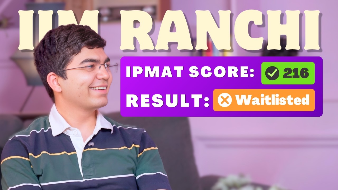 Attempted 3 IPMAT Mocks/Day 📝 Saiansh, IIM Ranchi