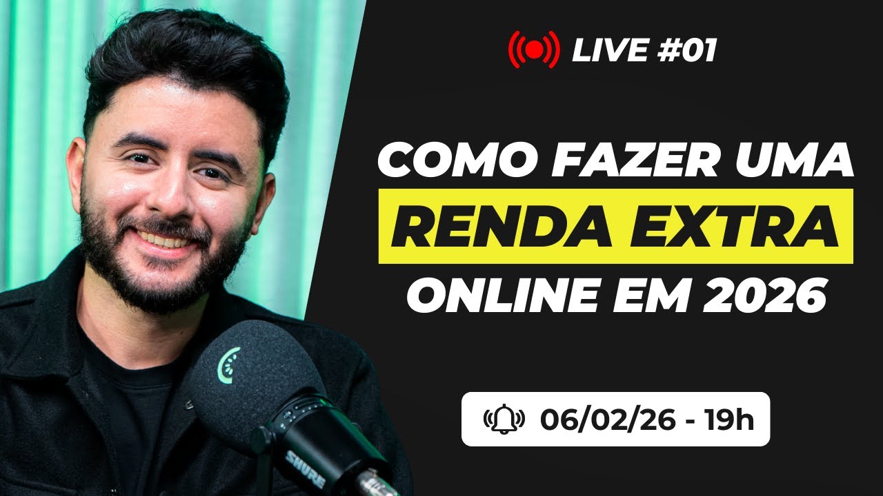 Como fazer uma renda extra online em 2026 | Live #1