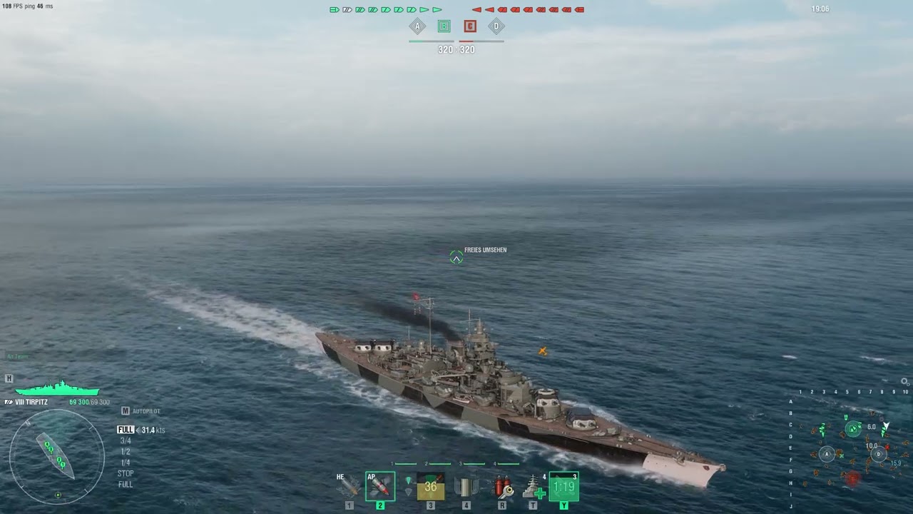 Die Feuerkraft der Tirpitz