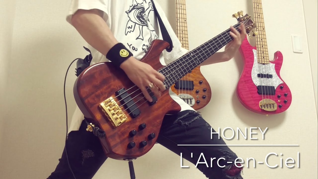 L'Arc-en-Ciel ⇒ HONEY bass cover【弾いてみた！】