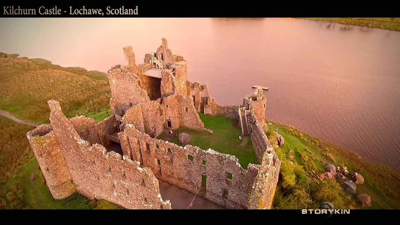 Заброшенный Замок Килхурн / Kilchurn Castle. ТОП по популярности в Шотландии.