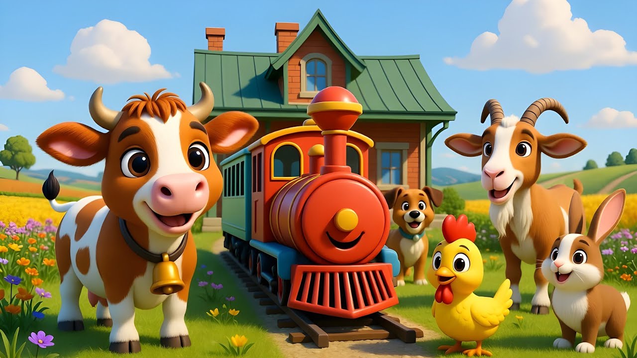 हम्प्टी ट्रैन और उसके दोस्तों से मिलिए | Humpty the Train on a Fruits Rid_ Kiddies tv Hindi cartoon