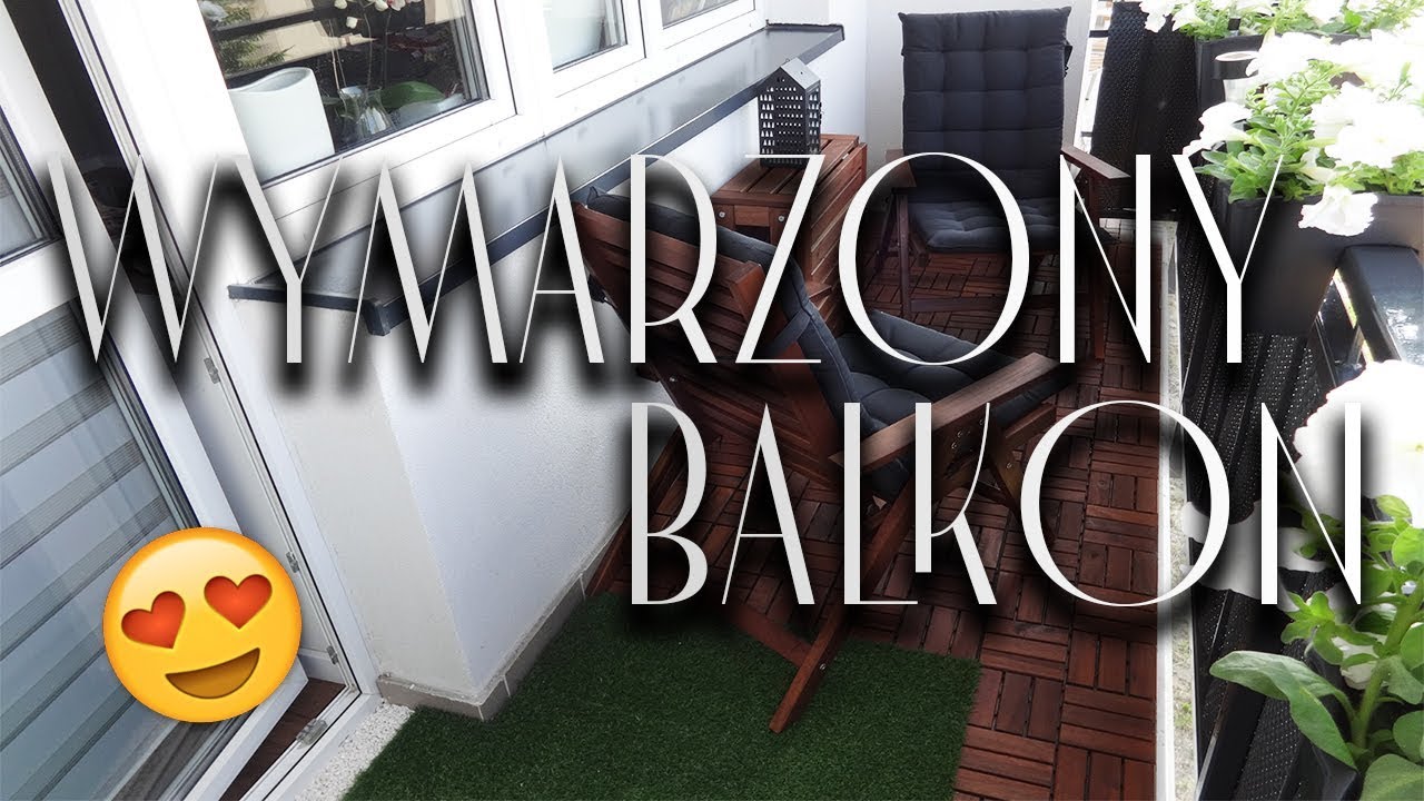 ARANŻACJA  BALKONU W MIEŚCIE! 💕 TOUR PO BALKONIE!