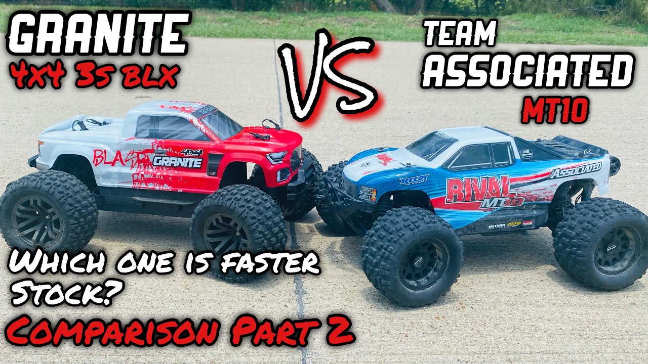 Arrma Granite 4x4 3s blx | vs. | Team Associated Mt10 | Pt. 2