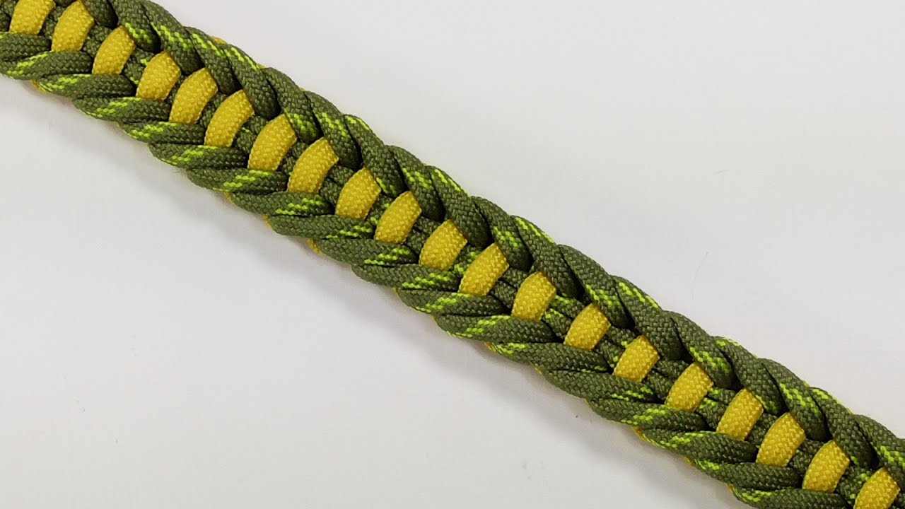 How To Make A Jagged Ladder Paracord Bracelet Design Without Buckle