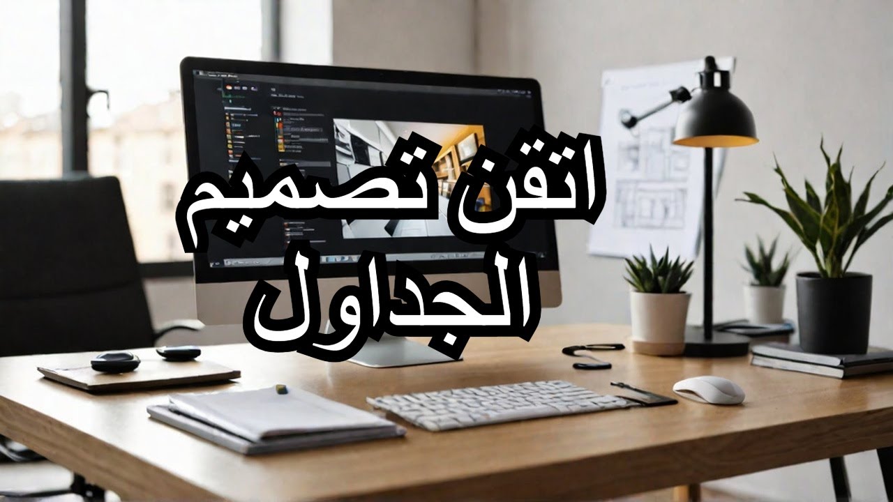 كيفية تصميم جدول متقدم باستخدام برنامج كوريل درو